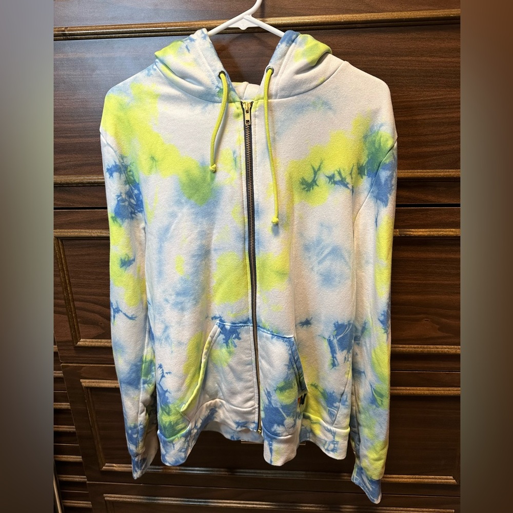Aviator Nation Tie Dye Hoodie Size Large Unisex